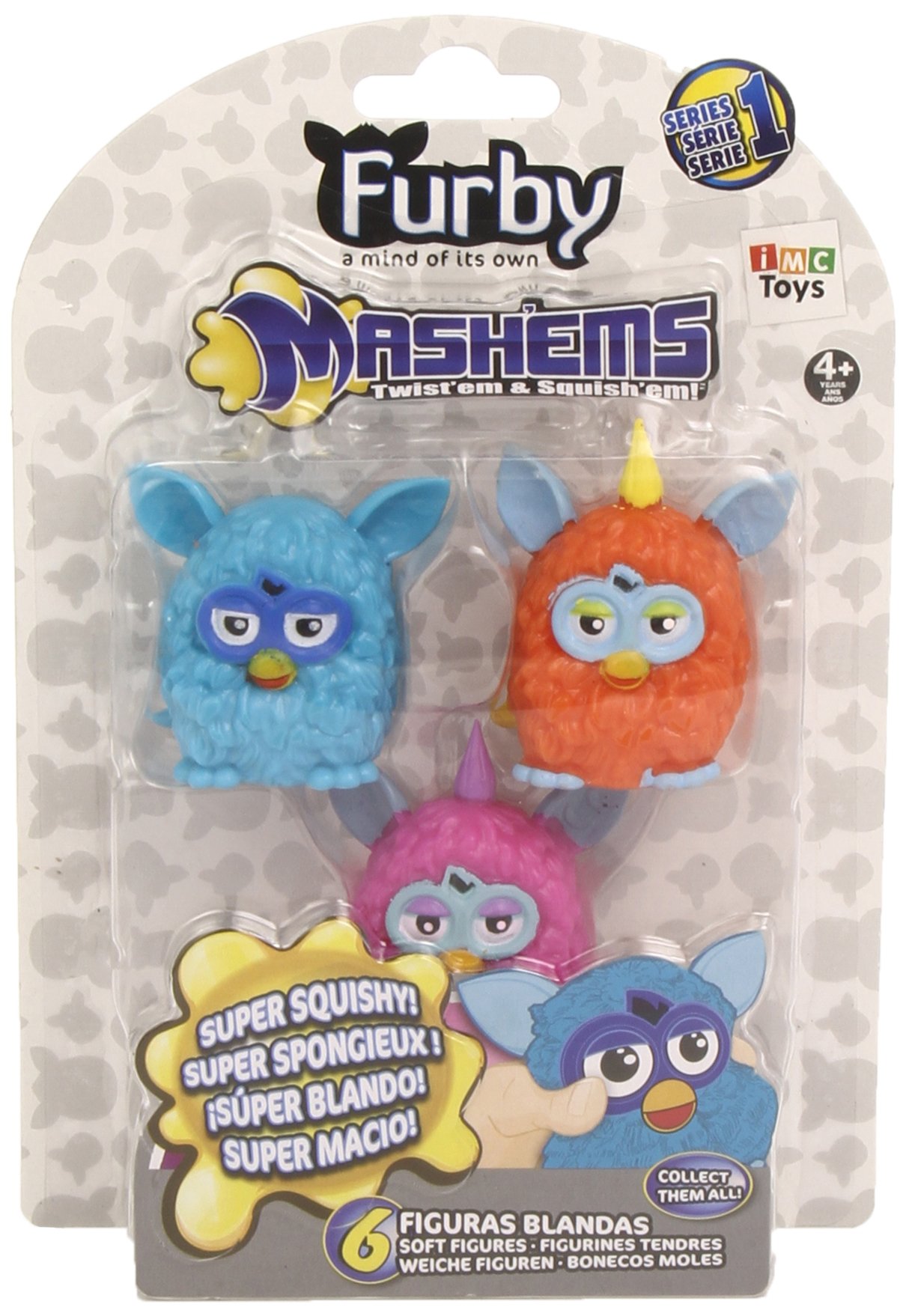 IMC Toys - Furby Soft Plush Pack of 3 Figures (28524) - Perfect for Kids' Playtime, Collectibles & Gift Giving