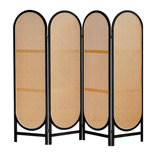 4 Panel Rattan Rd-black