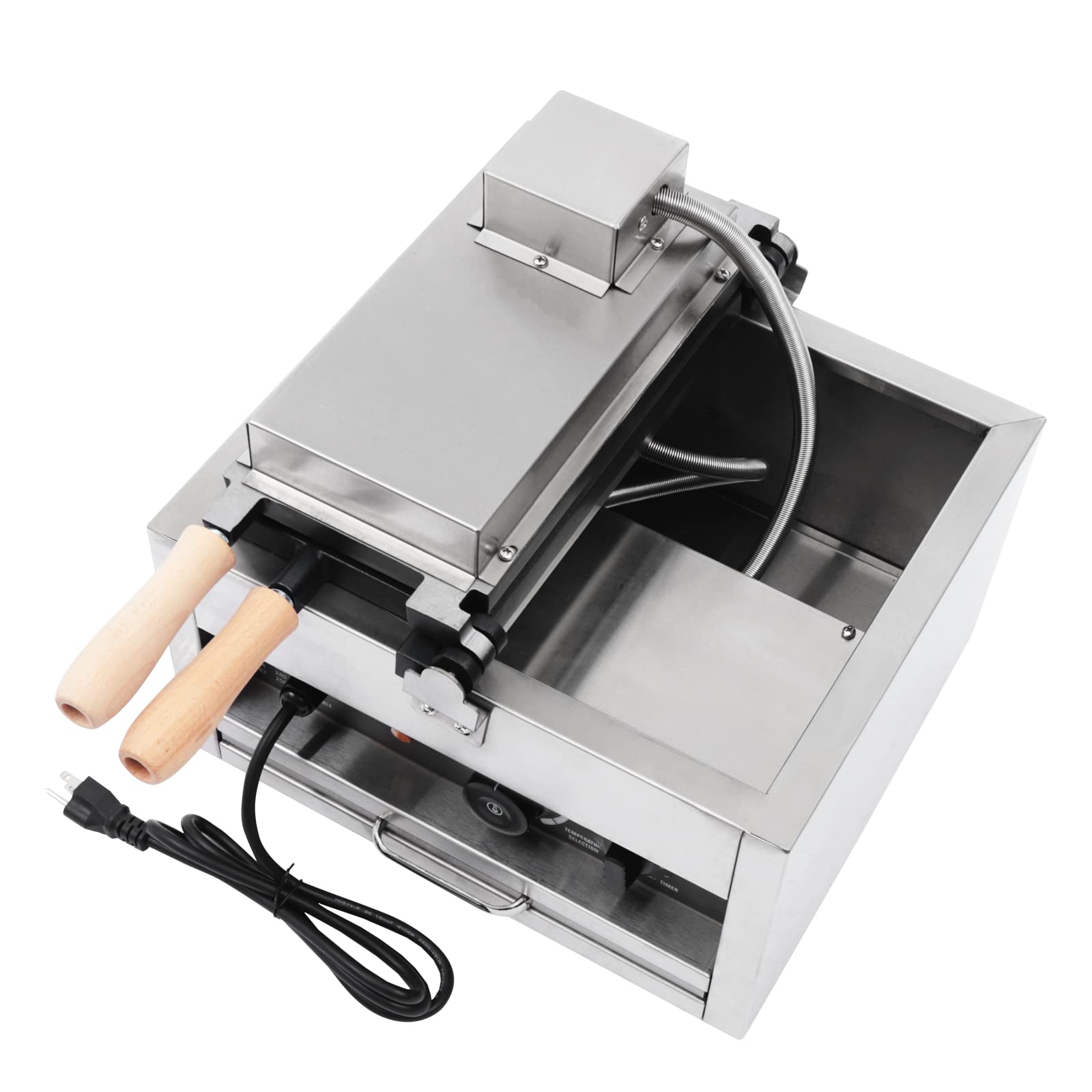 DYRABREST Electric Waffle Maker - Mini Honeycomb Double-Sided Non-Stick Waffle Iron for French Toast, Muffins & Pancakes (110V, 3-Piece Set) - Perfect for Breakfast, Brunch & Family Gatherings