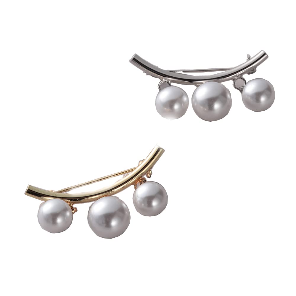Pearl Sweater Clips for Women - Vintage Shawl & Cardigan Holders for Elegant Outfits
