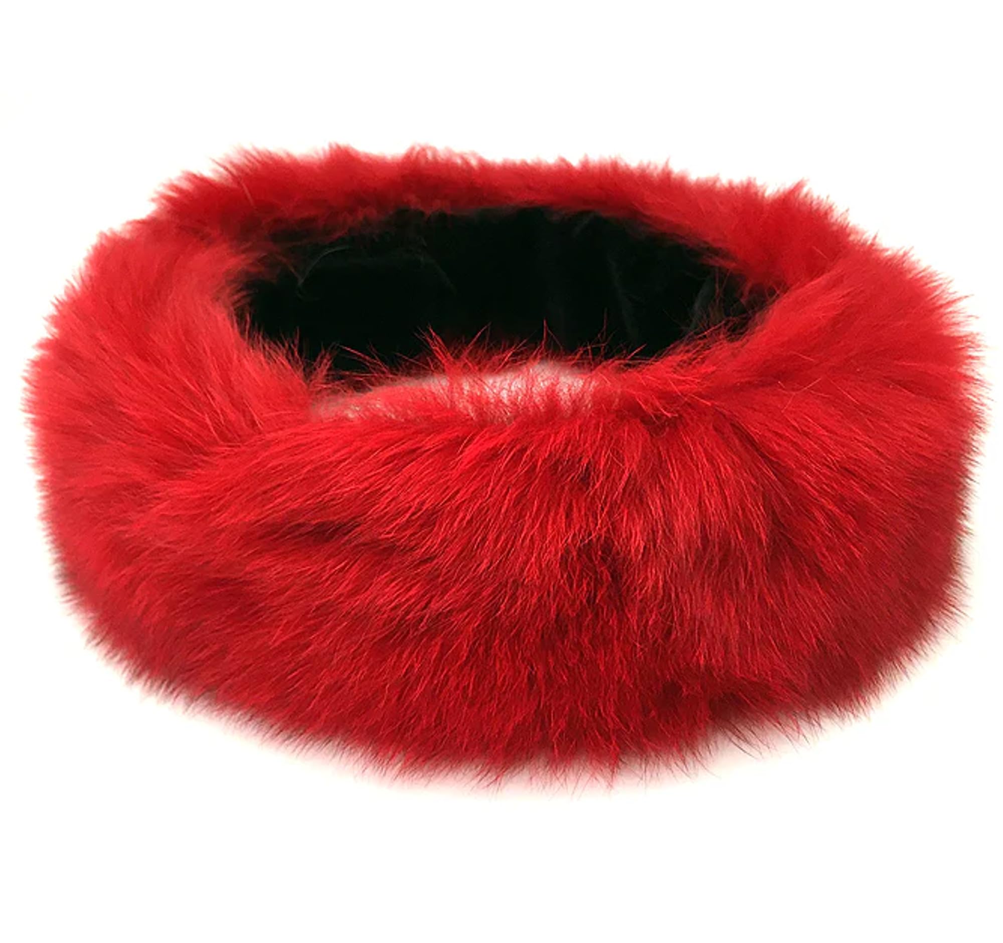 Luxury Fox Fur Headband for Women - Winter Warm Mink Hair Scarf & Fashionable Headwear - Perfect for Cold Weather, Outdoor Activities, and Stylish Outfits