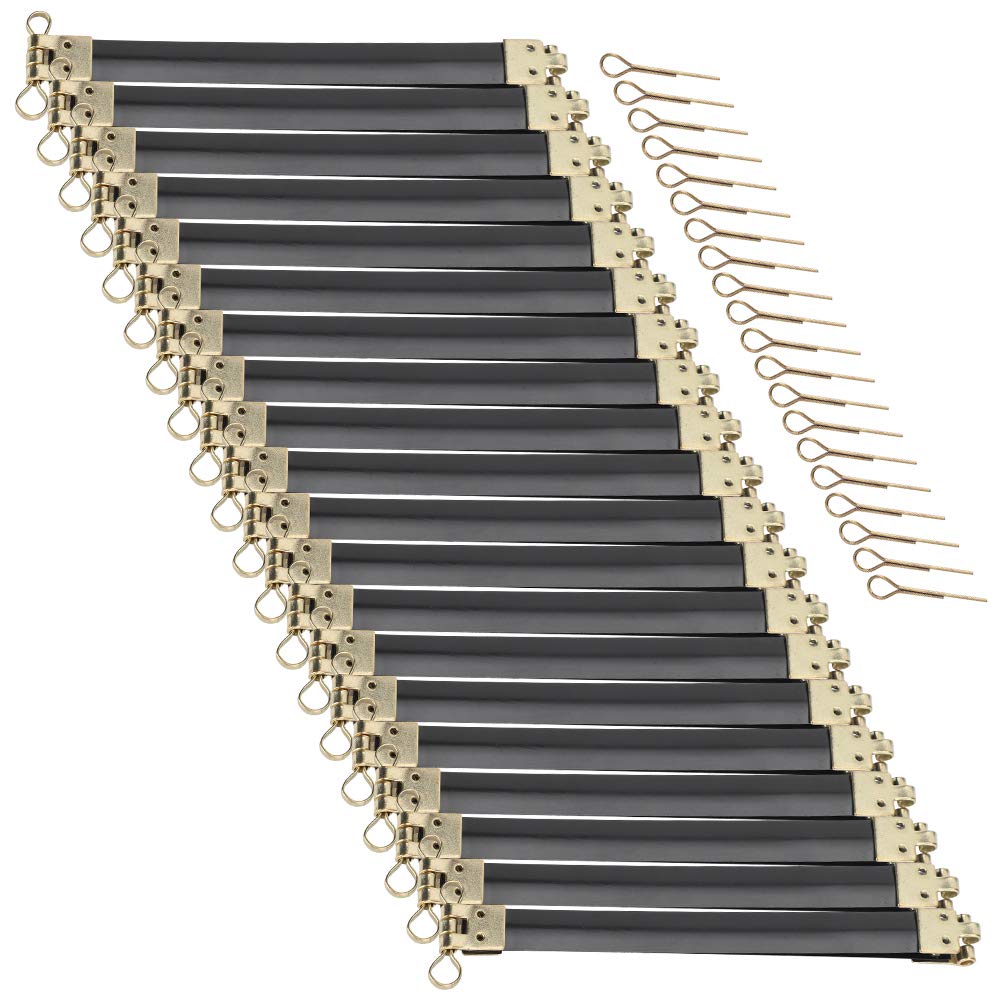 Diydeg DIY Purse Frame - 12cm/4.7in Durable Flexible Bag Frames (20 Pack) - Perfect for Handmade Purses, Clutches & Gift Making