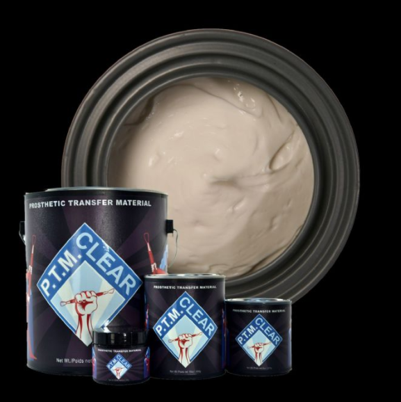 P.T.M Prosthetic Transfer Material: CLEAR (2oz) - Ideal for Prosthetic Fitting, Dental Applications & Special Effects Makeup