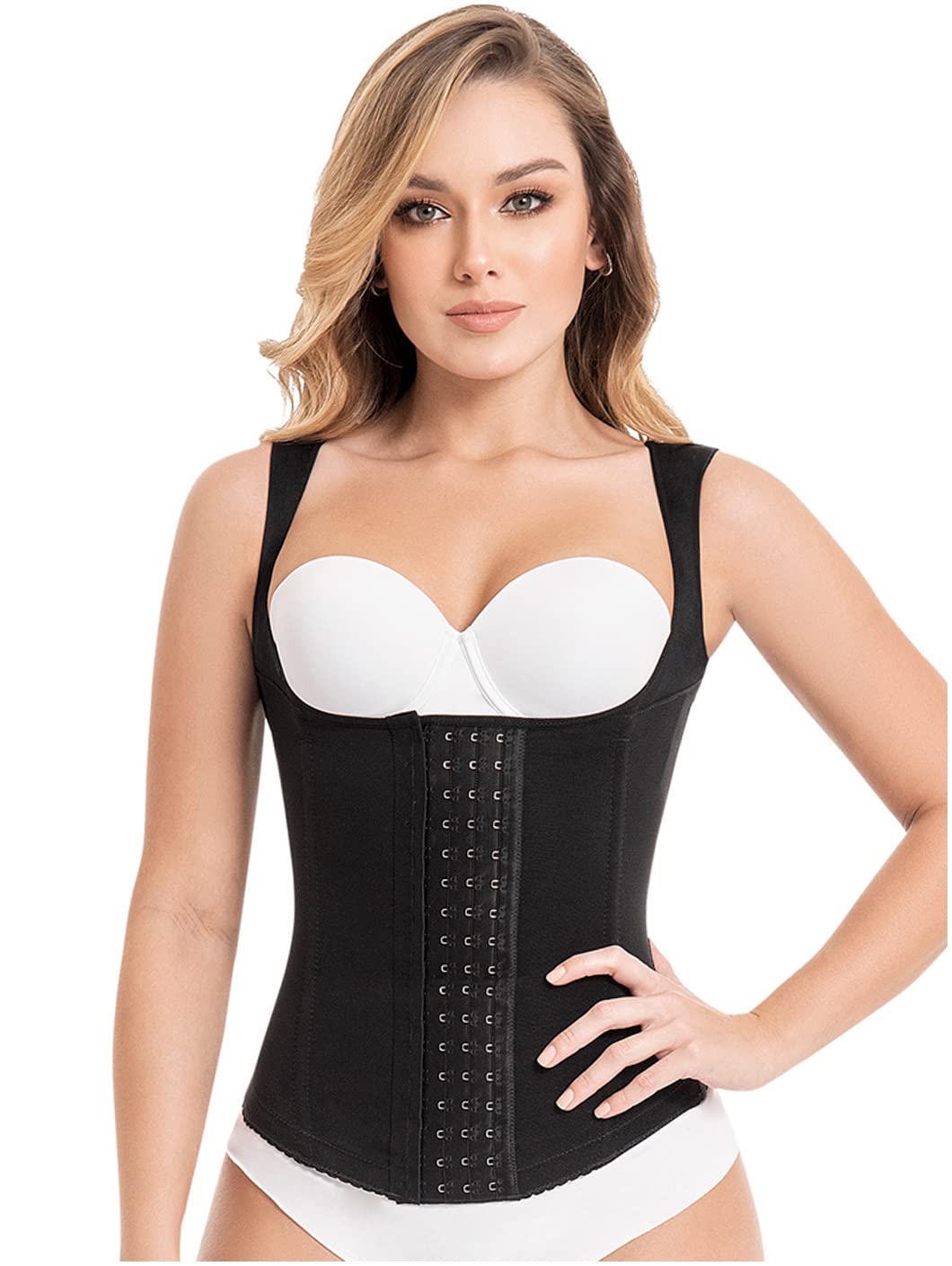 MYD C-4055 Colombian Shapewear for Women - High Compression Waist Trainer & Body Shaper Vest - Slimming Tummy Control Girdle for Postpartum, Workout & Everyday Wear