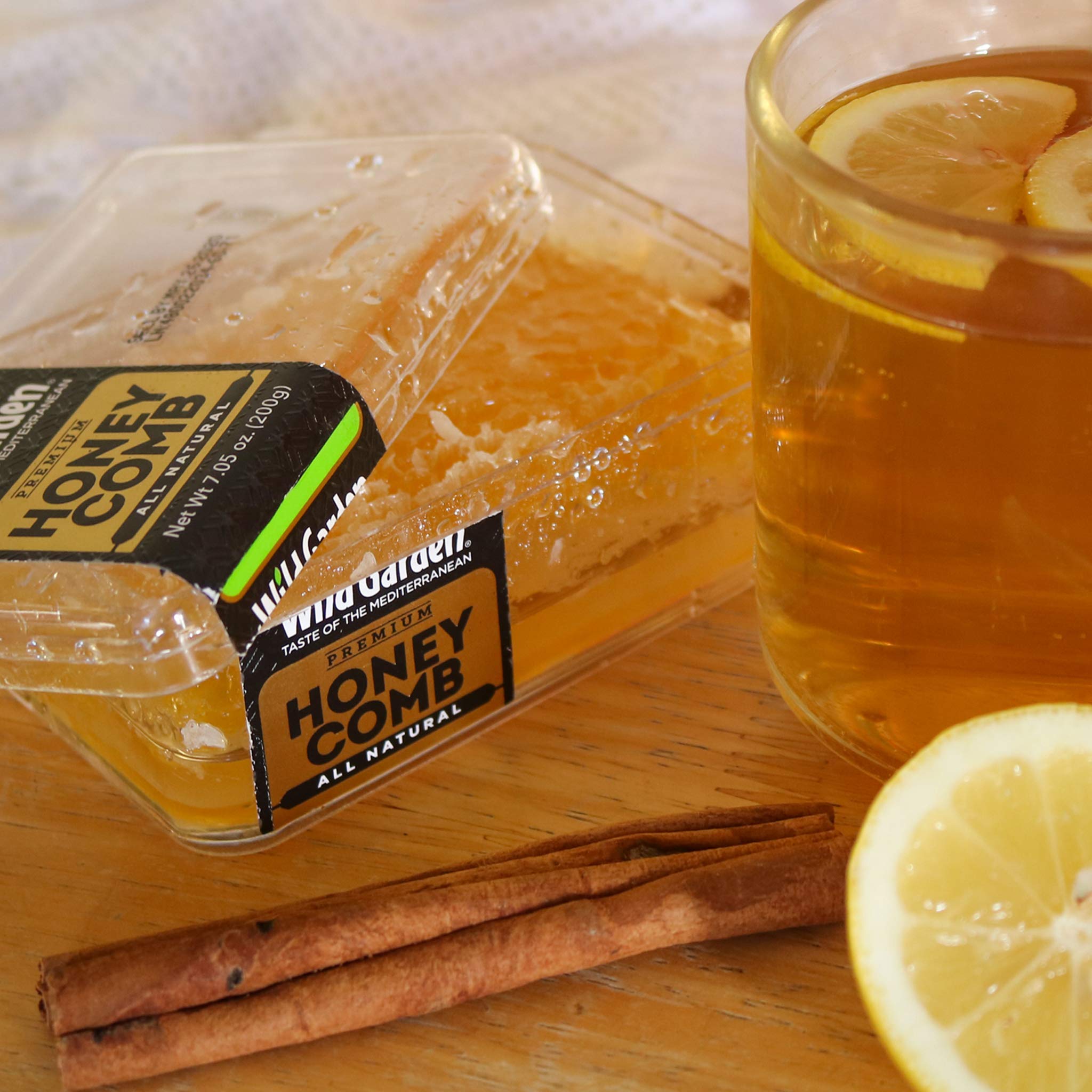 Wild Garden 100% Pure Raw Gourmet Honeycomb - All Natural, No Additives or Preservatives - 7.05oz (Pack of 36) - Perfect for Tea, Cheese Pairing & Healthy Snacks