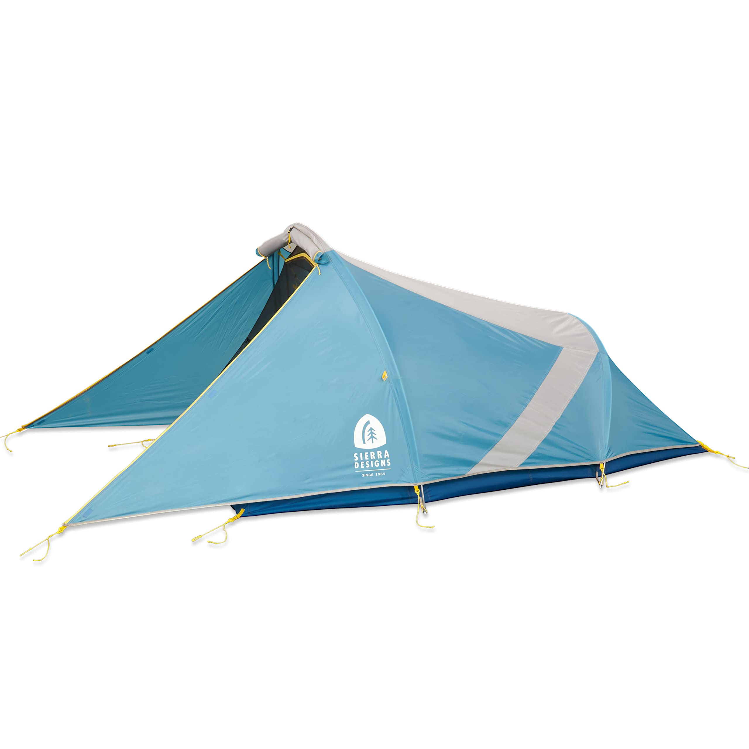 Sierra Designs Clip Flashlight 2-Person Backpacking Tent - Ultralight Camping Tent with Large Vestibule & Storage Bag - Perfect for Hiking, Backpacking, and Outdoor Adventures
