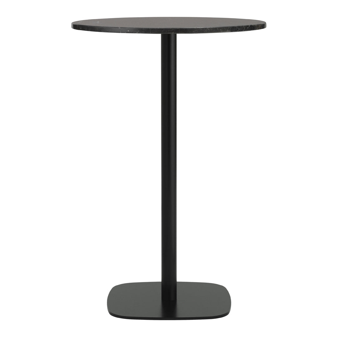 Round Cafe Table - Bar & Counter Height for Kitchen, Dining Room & Outdoor Patio Use