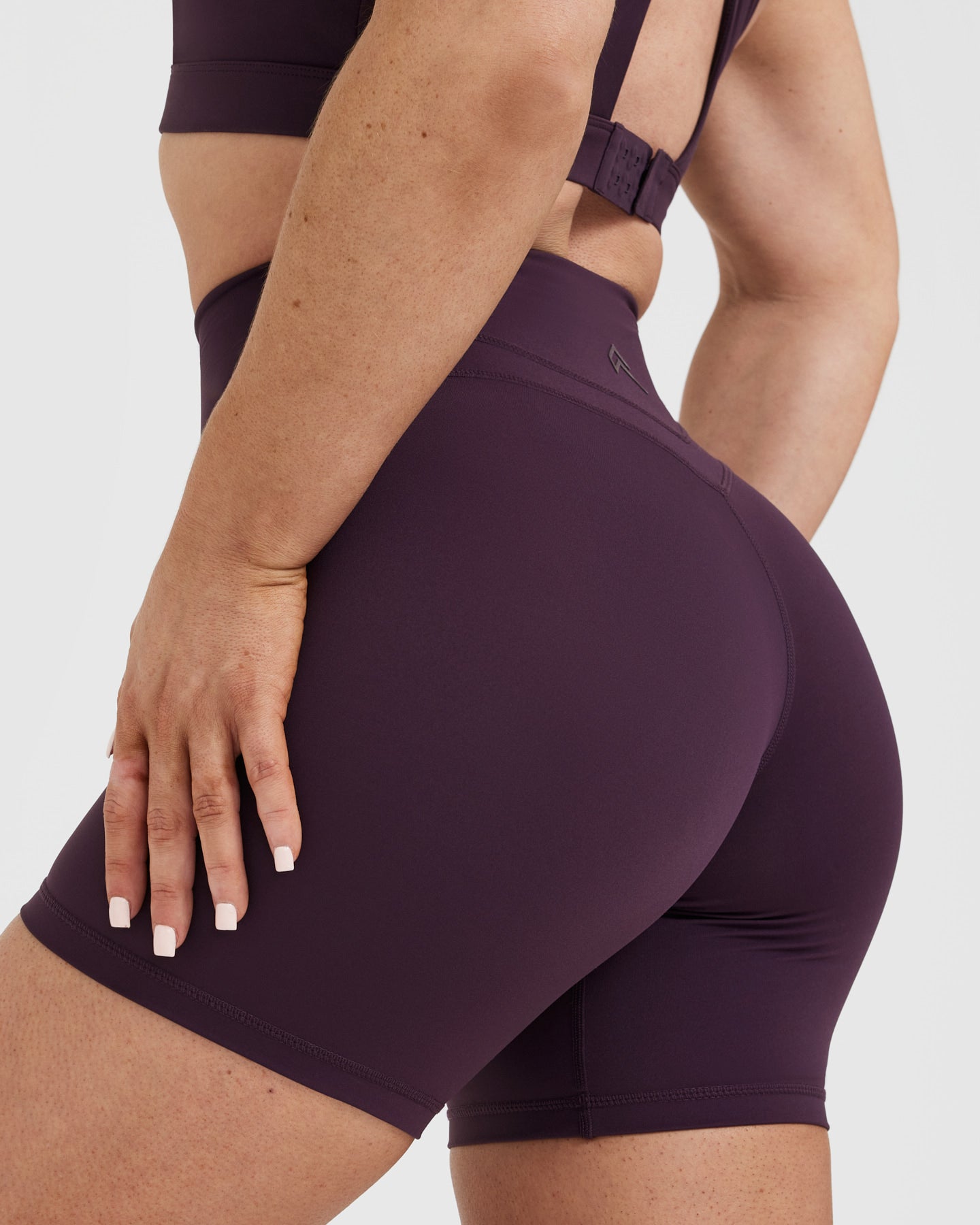 High Waisted Shorts for Women - 6-Pack Blackberry Purple | Comfortable & Stretchy Workout Shorts for Yoga, Running & Gym
