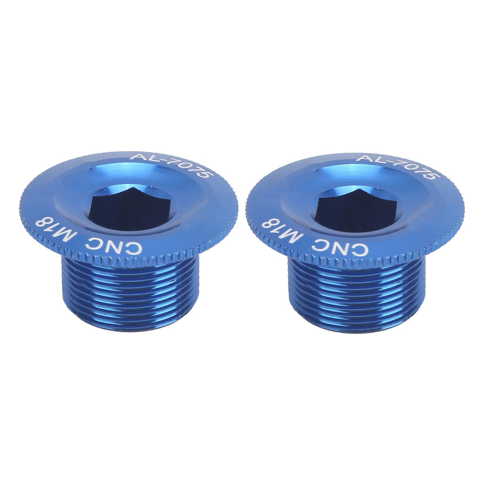 2Pcs Aluminum Alloy Bike Crank Arm Bolts - Mountain & Road Bike Crank Fixing Screws with Protective Cover - Durable Bicycle Maintenance Parts for Cycling Enthusiasts - Perfect for MTB Trail Riding and Urban Commuting