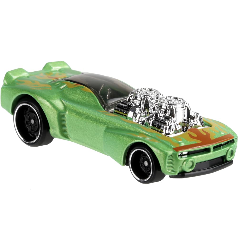 Hot Wheels 2019 Muscle Mania Rodger Dodger 2.0 Diecast Car - 195/250 Limited Edition Green Collector's Item - Perfect for Display, Racing Tracks & Gift Giving