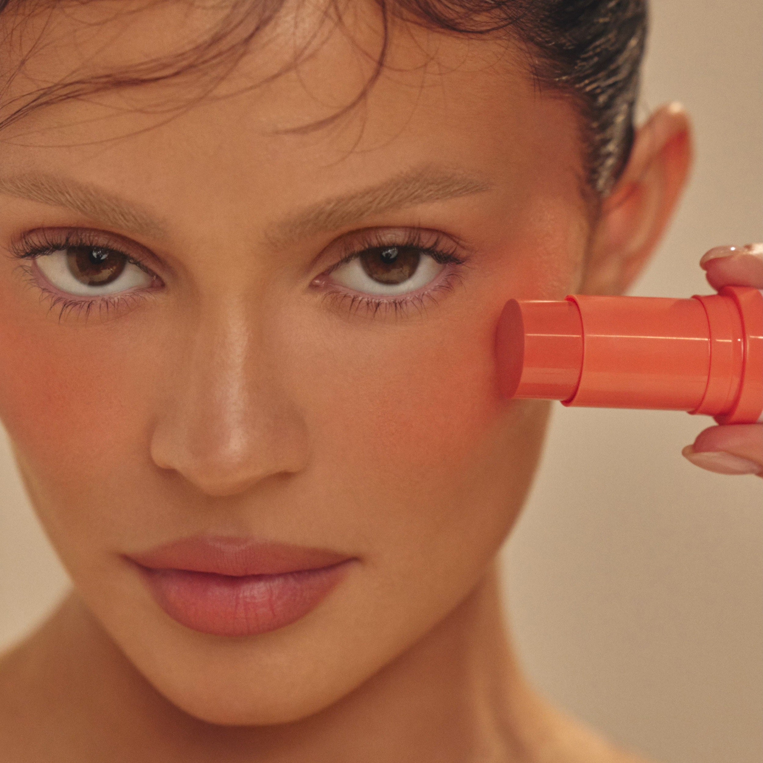 Kylie's Favorite Powder Blush Stick Duo - Creamy Matte Blush & Highlighter Set for Cheeks | Perfect for Everyday Makeup & Special Occasions