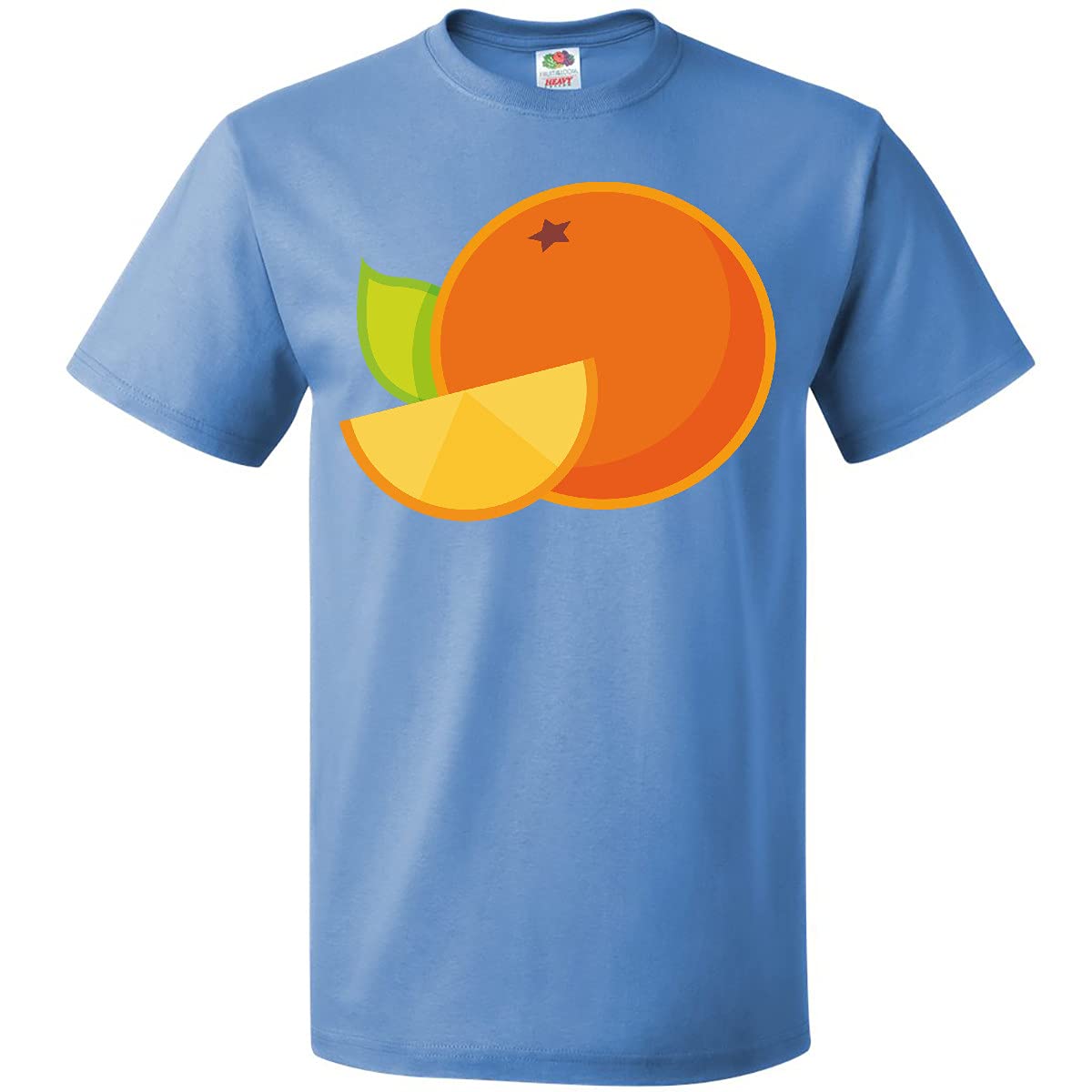 Inktastic Orange Fruit Graphic T-Shirt - Soft Cotton Tee for Men & Women - Perfect for Casual Wear, Summer Outfits, and Fun Events