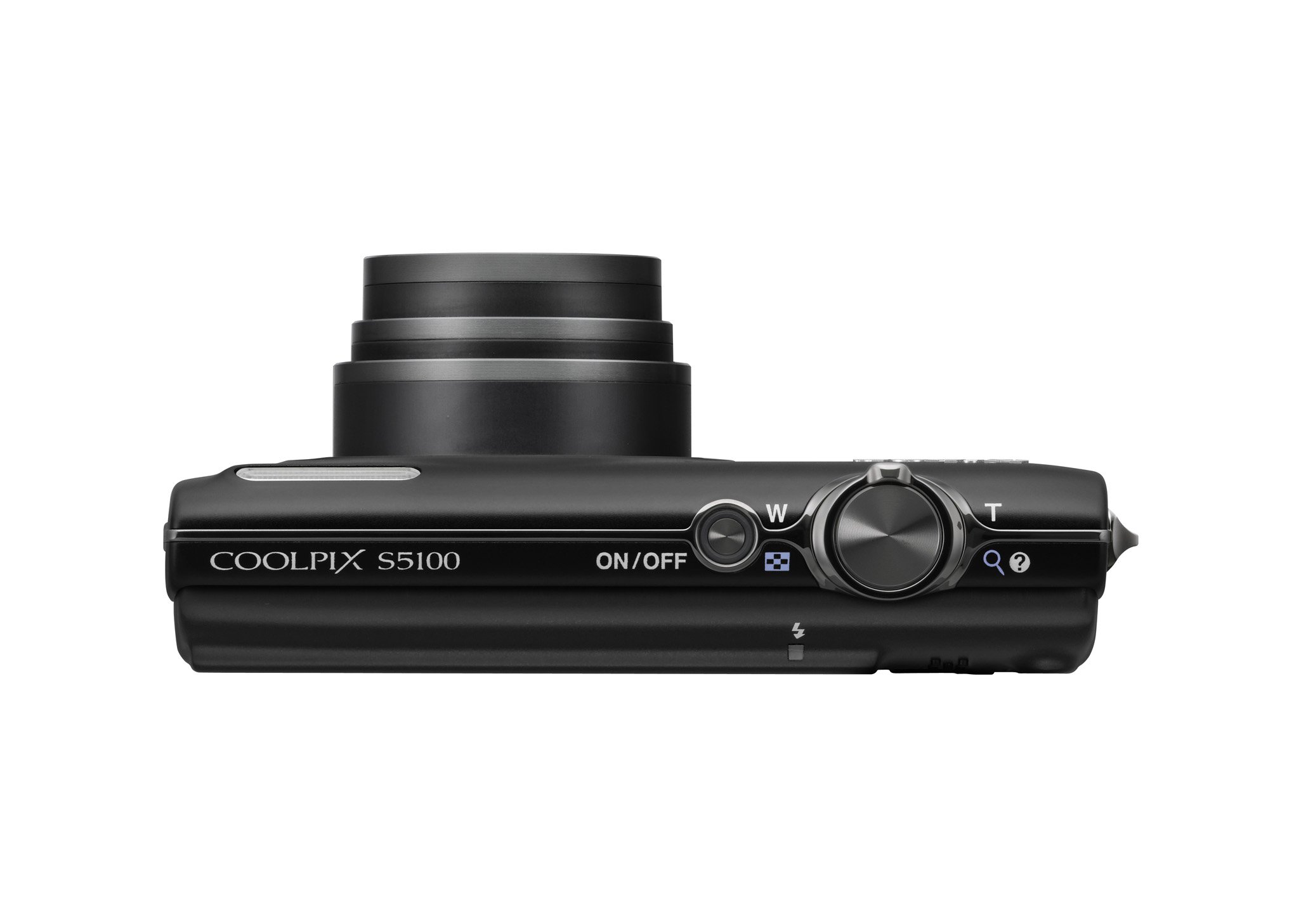 Nikon Coolpix S5100 12MP Digital Camera with 5x Optical Zoom, Vibration Reduction (VR) & 2.7-Inch LCD - Black | Compact Point & Shoot Camera for Travel, Family Events & Everyday Photography