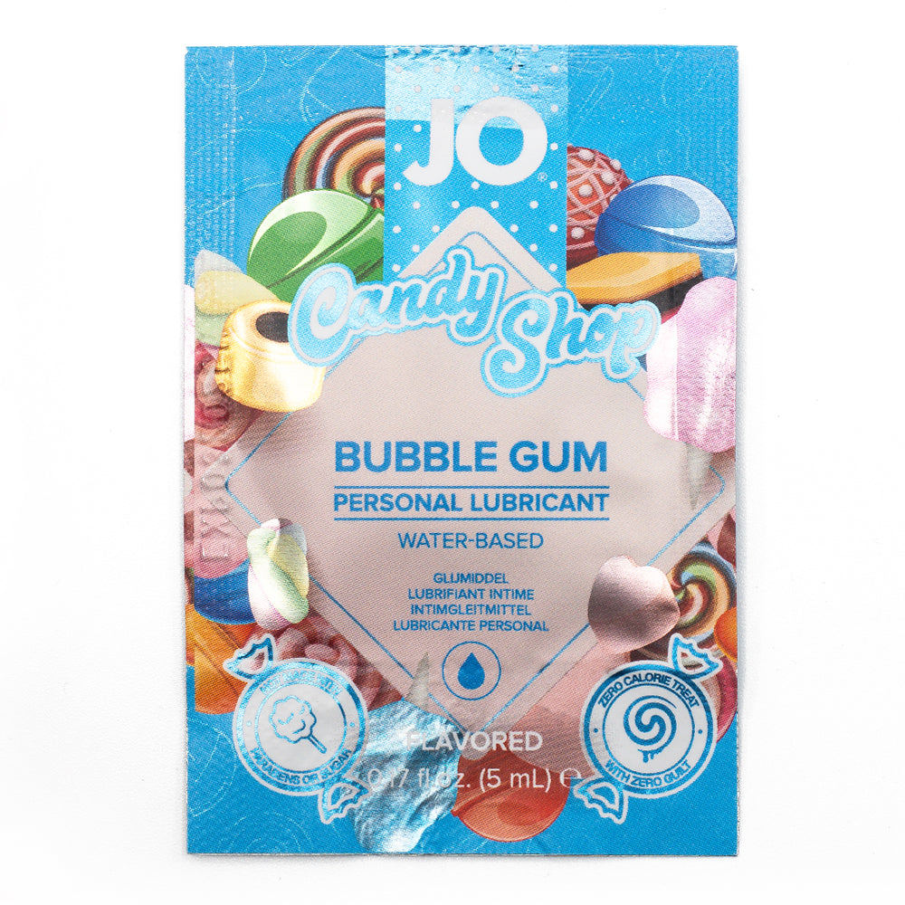 JO Candy Shop Bubble Gum Flavored Lubricant - Sweet & Fun Personal Lubricant for Couples - Perfect for Romantic Nights & Sensual Play