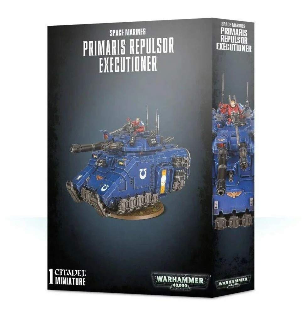Warhammer 40,000 Primaris Repulsor Executioner Space Marine Tank - Games Workshop Official Model Kit for Tabletop Wargaming & Miniature Painting Enthusiasts - Perfect for Warhammer 40K Battles and Collectors
