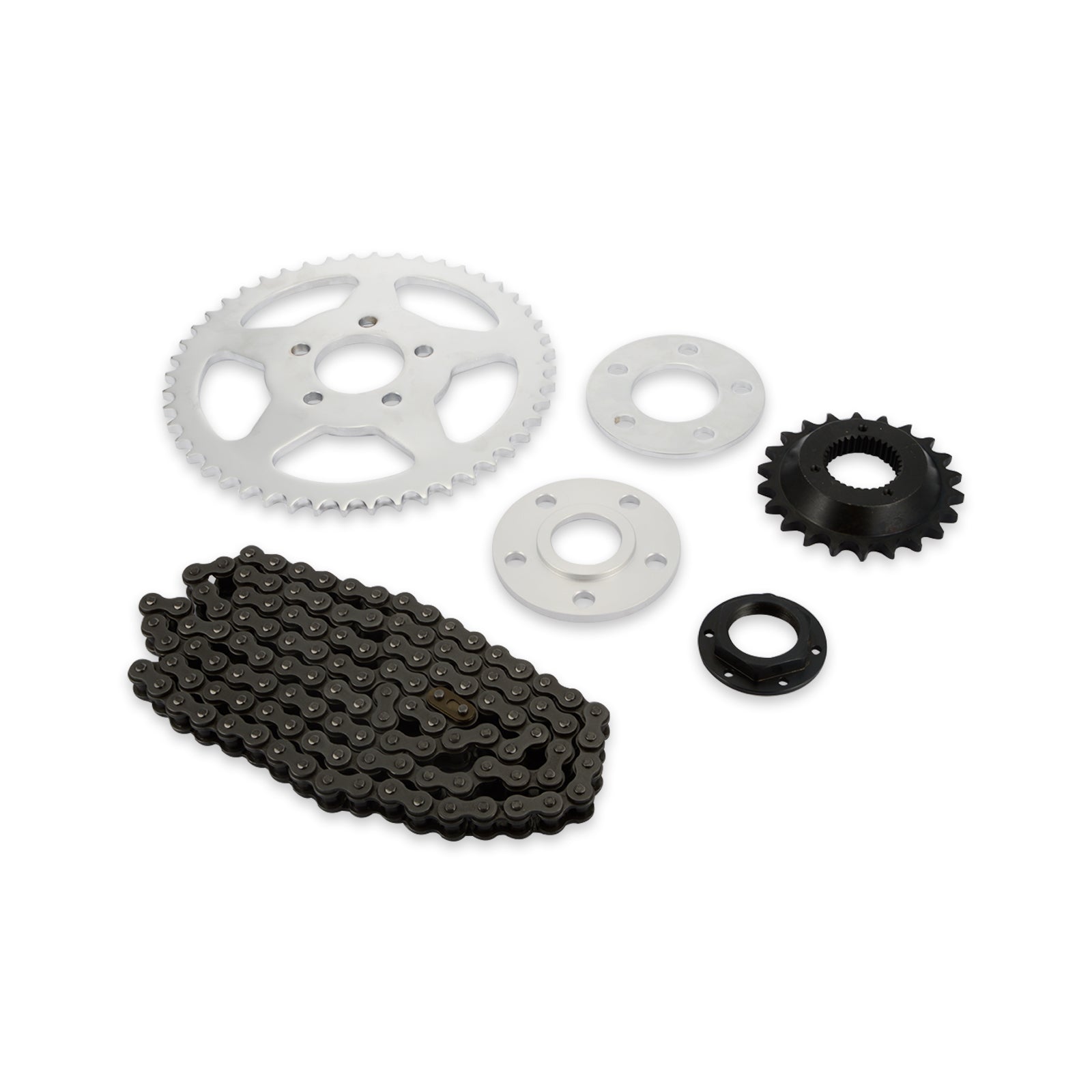2004-2022 Harley Sportster XL 883 & 1200 Rear Chain Drive Conversion Sprocket Kit - High-Performance Motorcycle Upgrade for Custom Builds & Off-Road Riding