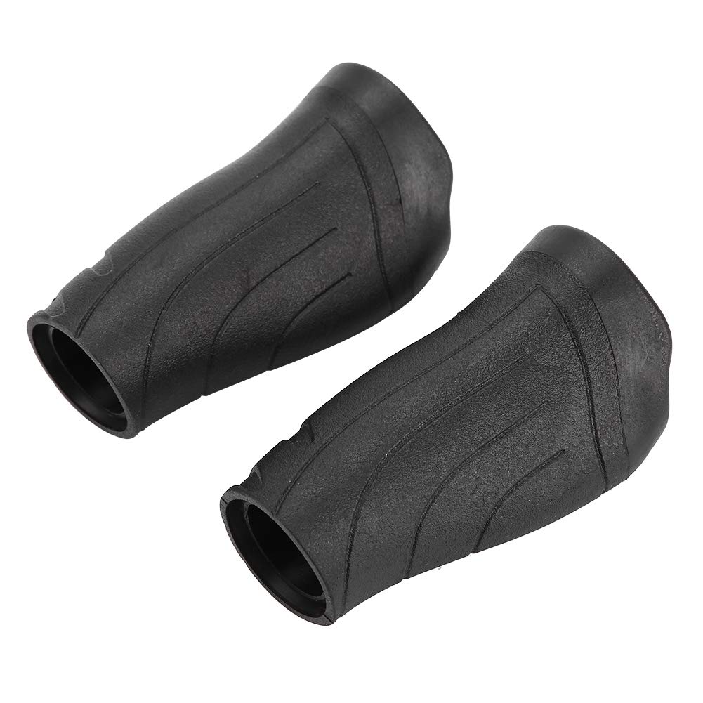 Non-Slip Bike Handlebar Grips for Mountain & Folding Bikes - Short & Long Lock-On Design for Comfort & Control - Perfect for Commuting, Trail Riding & Urban Cycling