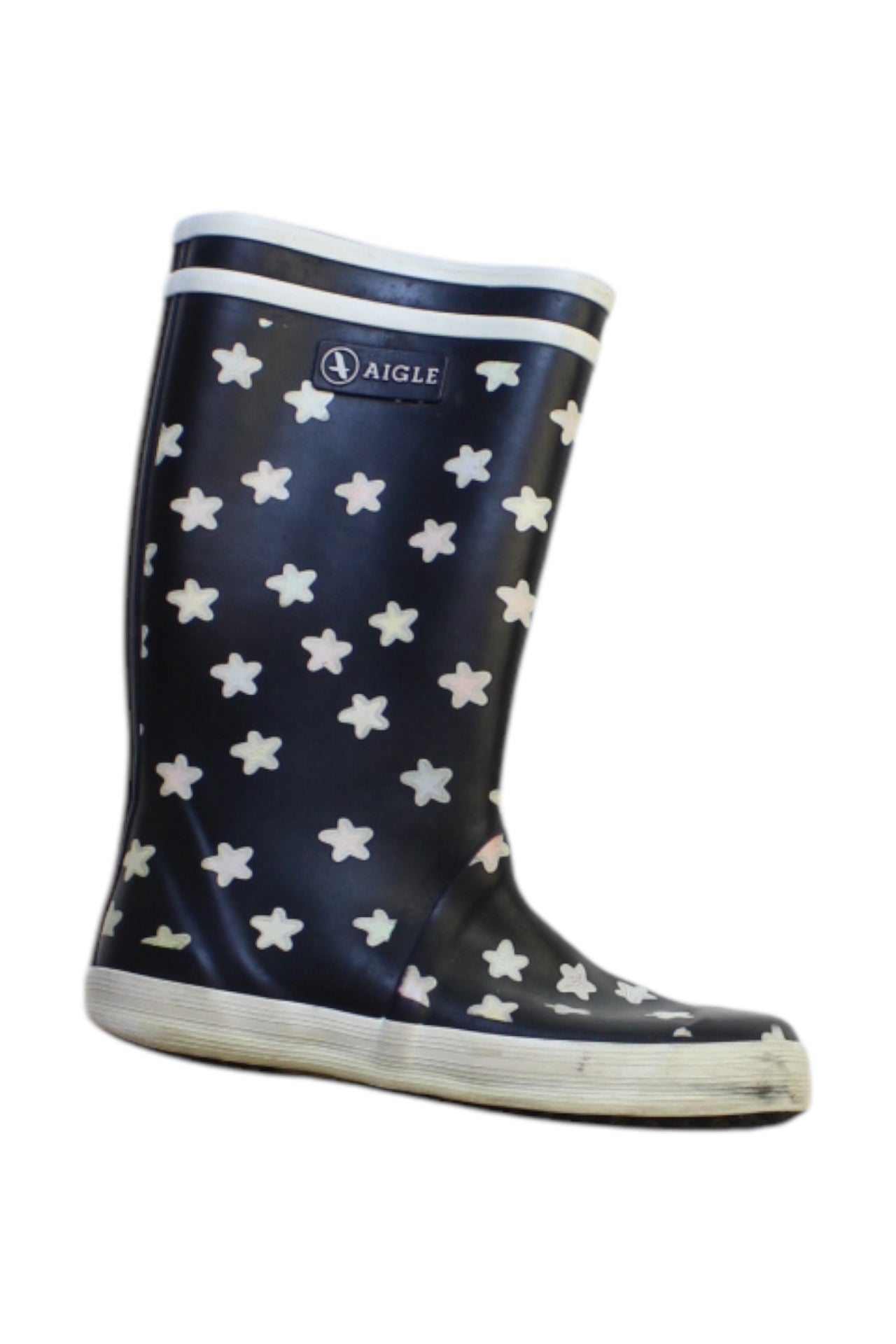 Aigle Star Print Rain Boots Women's Waterproof Garden Shoes EU 29 for Outdoor Walking, Gardening & Festivals