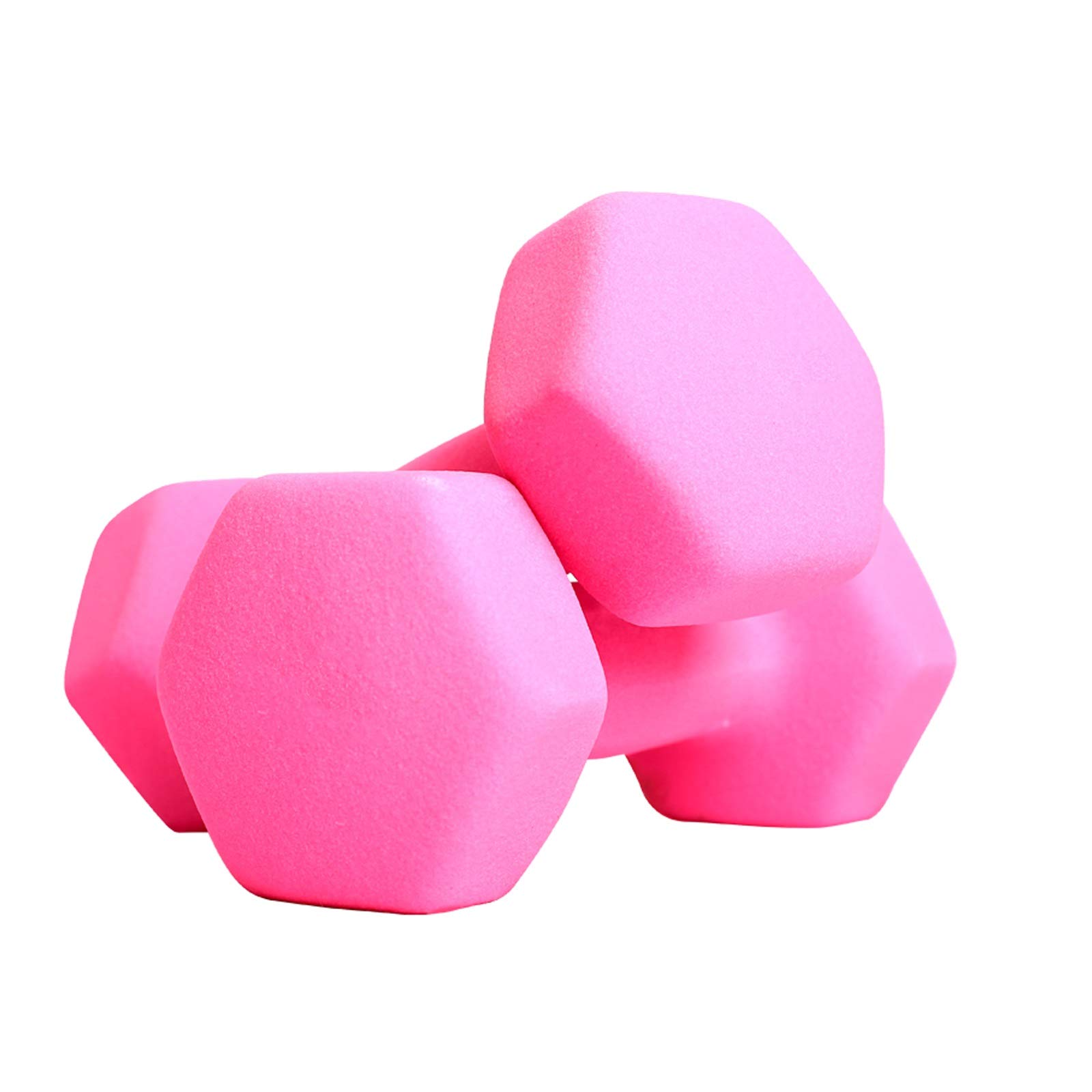 Non-Slip Rubber Coated Dumbbells Set (1kg-5kg) - Home Gym Equipment for Strength Training, Weight Lifting & Full Body Workout - Perfect for Beginners, Women & Men at Home or Office Fitness