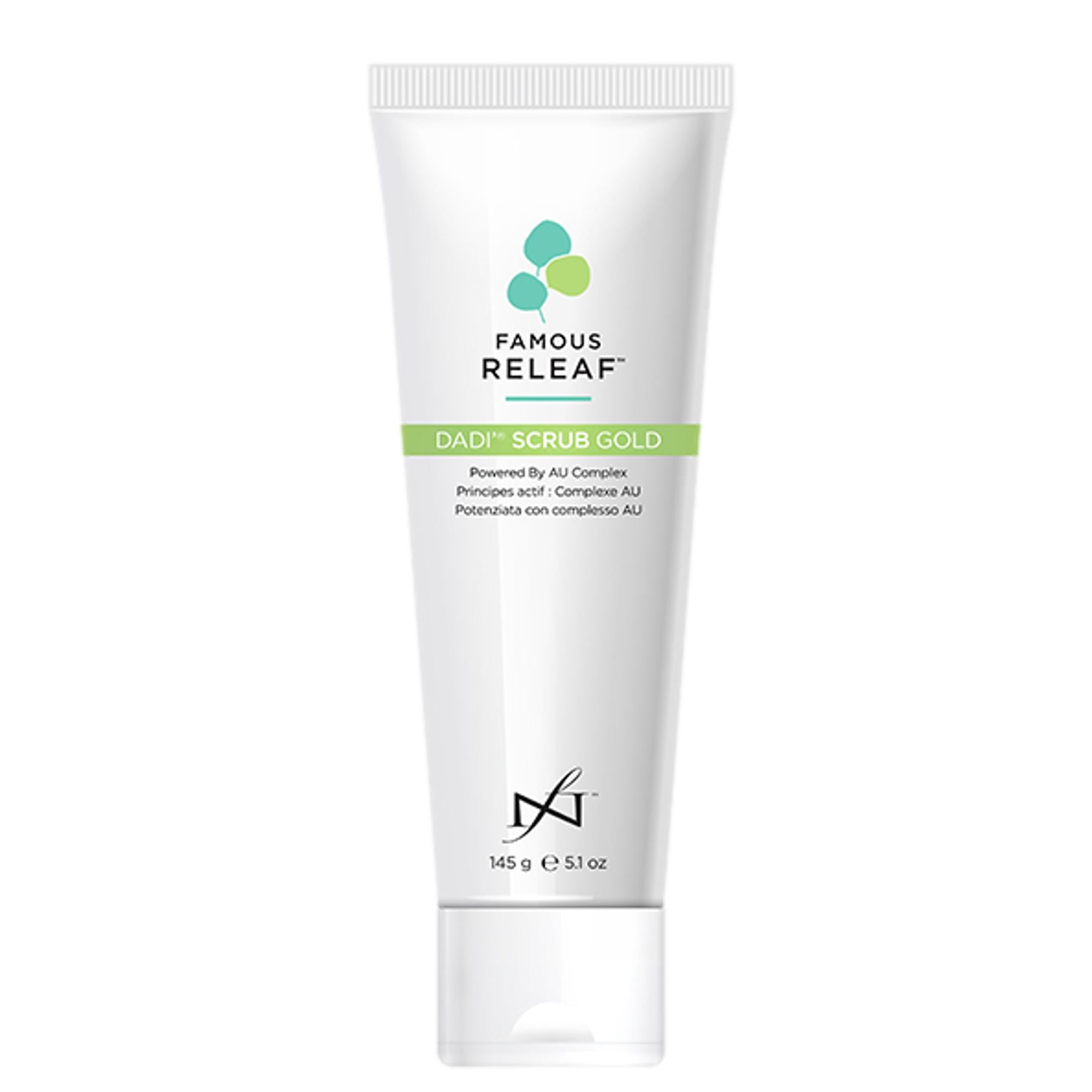 Famous Releaf Dadi Scrub Gold - Exfoliating Body Scrub for Glowing Skin | Perfect for Spa Day & Self-Care Routine