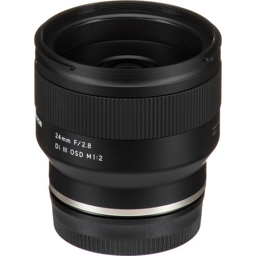 Tamron 24mm f/2.8 Di III OSD M 1:2 Lens for Sony E Mount - Wide Angle Prime Lens for Portrait, Street & Low Light Photography | Compatible with Sony A7, A9, A6000 Series