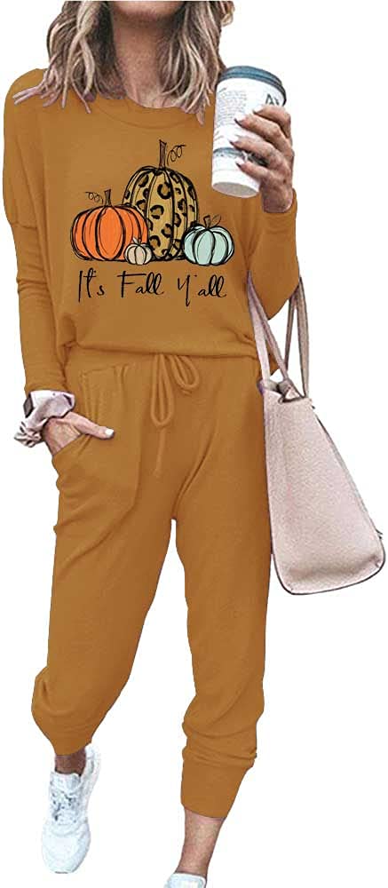ETCYY Women's Lounge Sets - Soft Sweatsuits 2 Piece Outfit with Long Sleeve Top & Pants for Workout, Yoga, Gym & Home Relaxation | Comfortable Athletic Tracksuit for Casual Wear & Travel