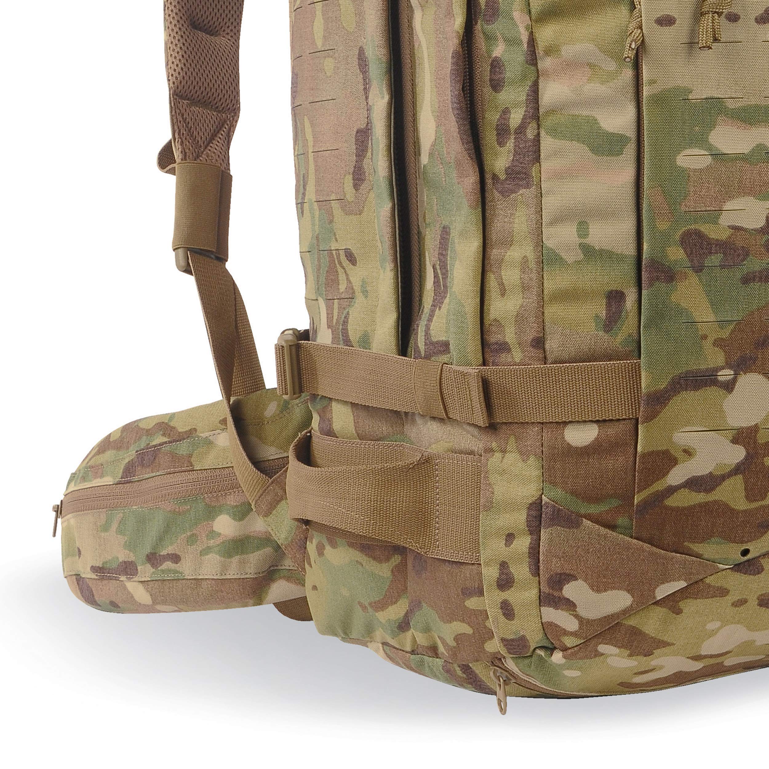 Tasmanian Tiger Mission Pack Mk II 37L Tactical Backpack - Military Grade Combat Backpack with Laser Cut MOLLE System & YKK RC Zippers (Multicam) - Perfect for Outdoor Adventures, Hiking, Airsoft & Military Operations