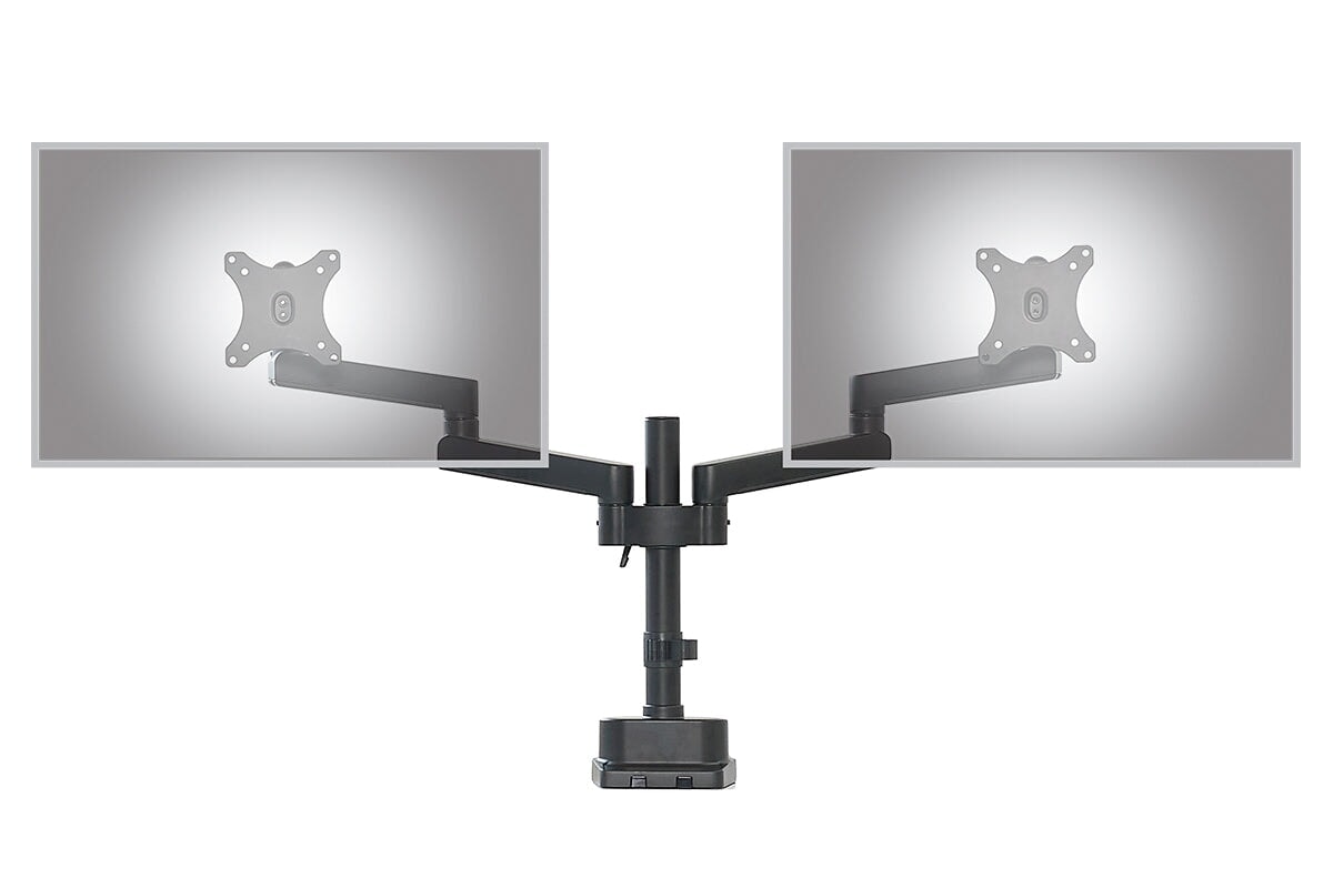 Actiflex II Dual Monitor Mount Stand - Adjustable Ergonomic VESA Arm for 13-32