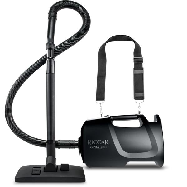 Riccar SupraQuick RSQ1 Lightweight Canister Vacuum Cleaner - Powerful Suction, Portable Design for Home, Office & Car Cleaning