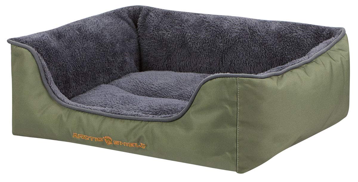 ArcticShield Insulated Dog Bed for Cold Weather - Warm & Cozy Pet Bed for Indoor/Outdoor Use - Perfect for Winter, Camping, and Outdoor Adventures