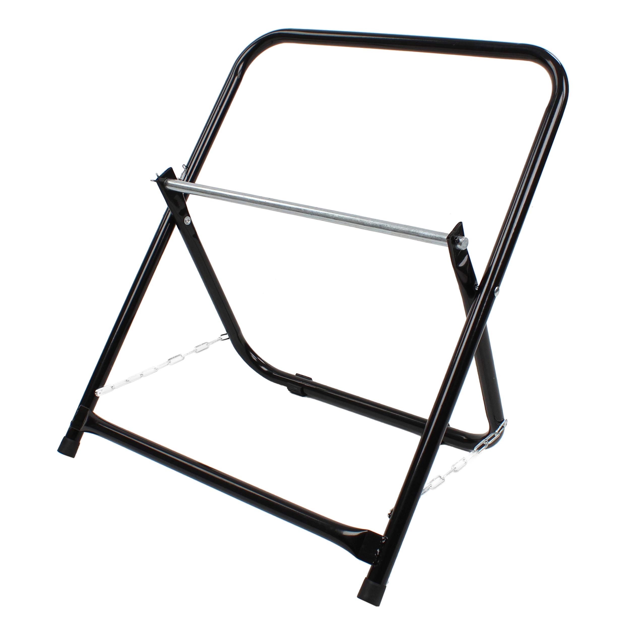 BISupply Black Wire Spool Rack Cable Caddy - Heavy Duty Bulk Cable Holder & Electrical Wire Dispenser with Wheels | Perfect for Electricians, DIY Projects, and Workshop Organization