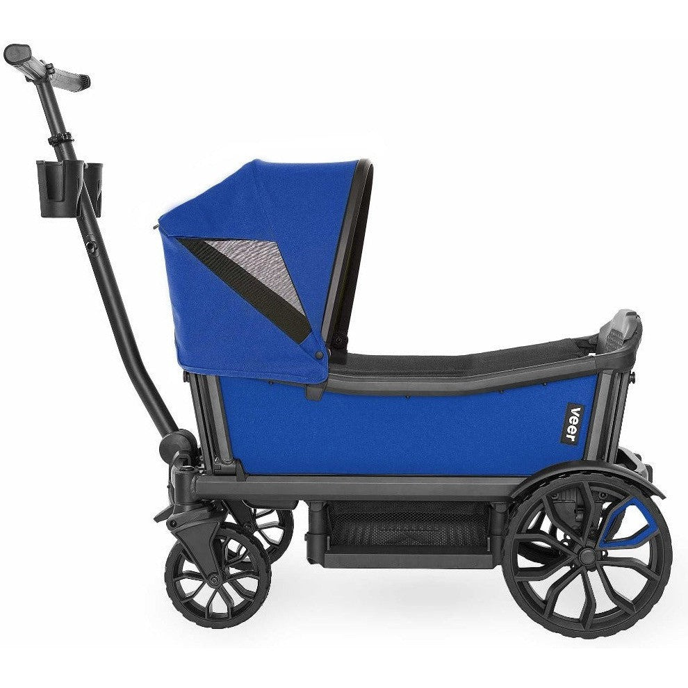 Veer Cruiser Custom Retractable Canopy - UV Protection Sun Shade for Strollers, Bikes & Outdoor Activities - Perfect for Beach, Park and Family Outings