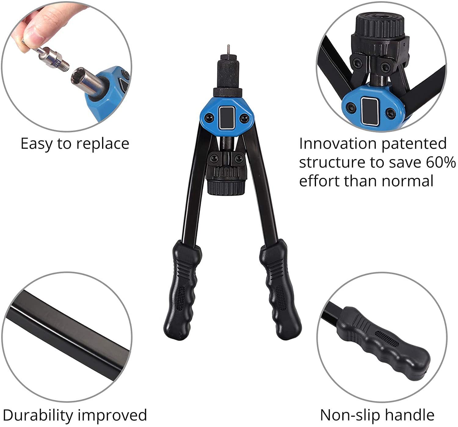 Professional Hand Rivet Nut Tool Kit - 13