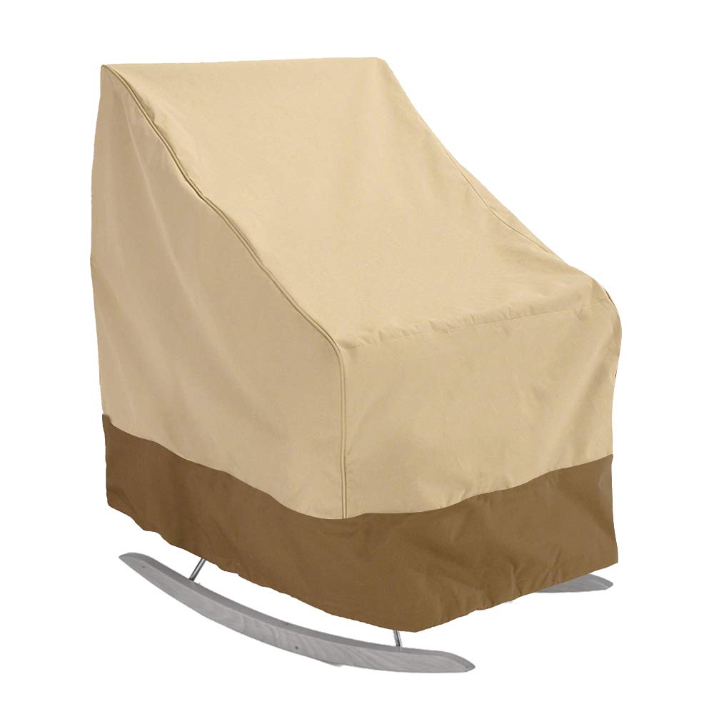 Waterproof 420D Polyester Outdoor Furniture Cover - Heavy Duty Chair Protector for Patio, Garden, and Poolside Use