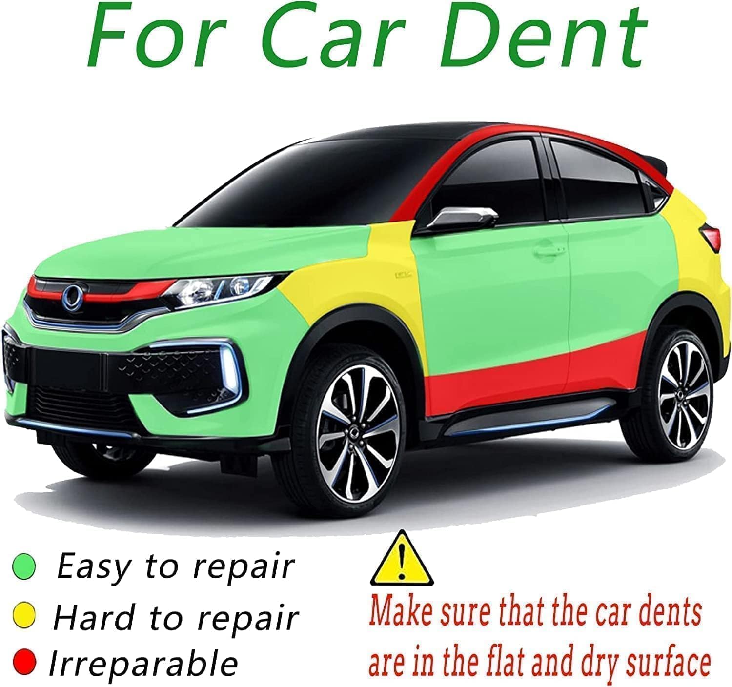 3-Pack Car Dent Puller Kit - Powerful Suction Cup Dent Remover with Handle Lifter | Paintless Dent Repair Tool for Car Body Dents | Perfect for DIY Auto Body Repair at Home or Garage