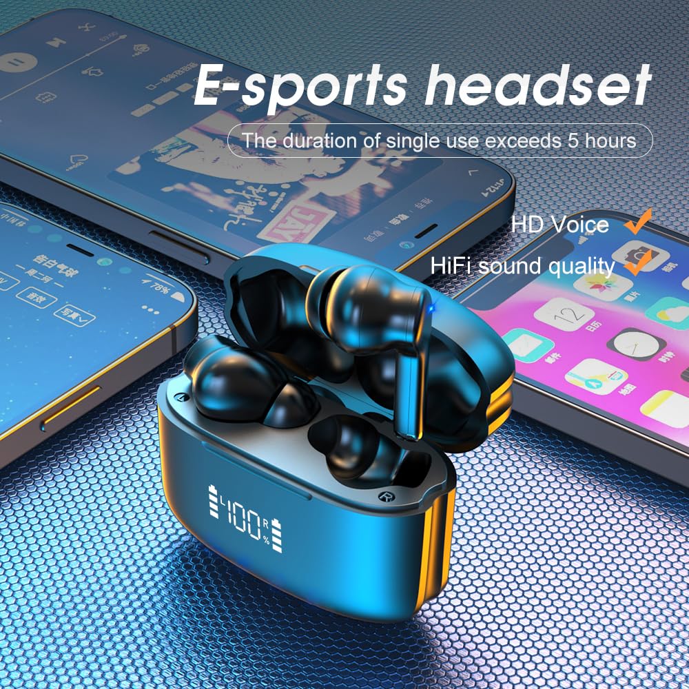 Leoxol Wireless Earbuds Bluetooth 5.3 with ANC, 36H Playtime - Perfect for Workouts & Commuting