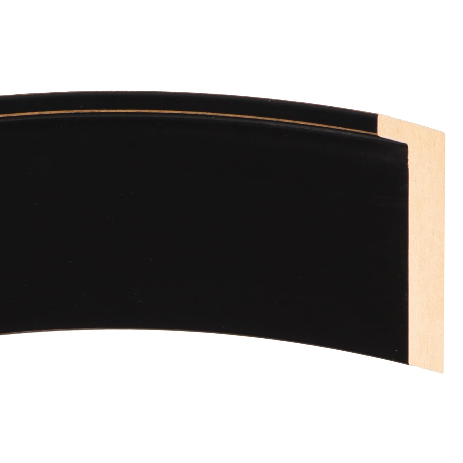 Oval Wooden Beveled Wall Mirror - Rubbed Black Finish - 20.6x30.6 Inches - Elegant Home Decor for Bathroom, Vanity, Bedroom, Living Room & Hallway - Singapore Style - Perfect for Makeup, Dressing & Interior Design