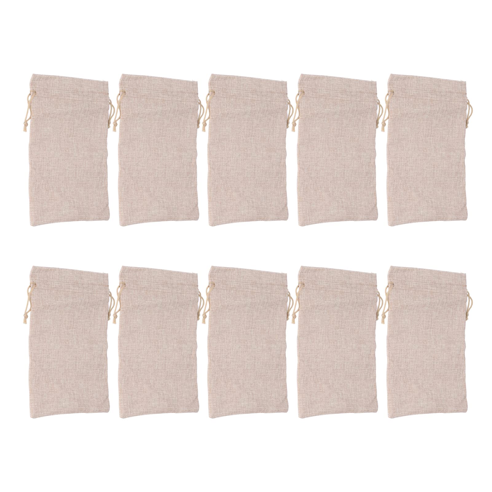 Ranvo 10-Pack Reusable Cotton Linen Bread Storage Bags - Aromatherapy Multi-Purpose Food Bags for Bread, Tea Leaves, Herbs & Spices | Perfect for Kitchen, Pantry Organization & Eco-Friendly Food Preservation