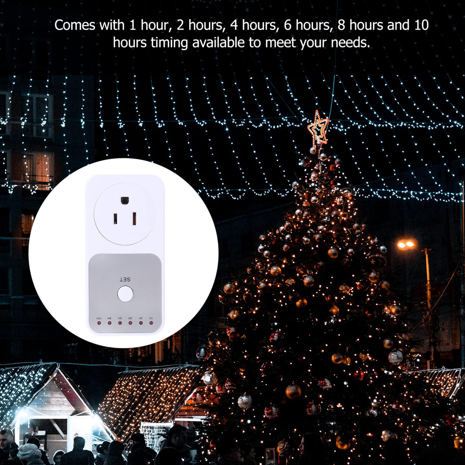 Smart Plug Timer Outlet - WiFi Enabled Electrical Timer for Lights, Appliances & Lamps | Indoor Use for Home Automation, Energy Savings & Convenience
