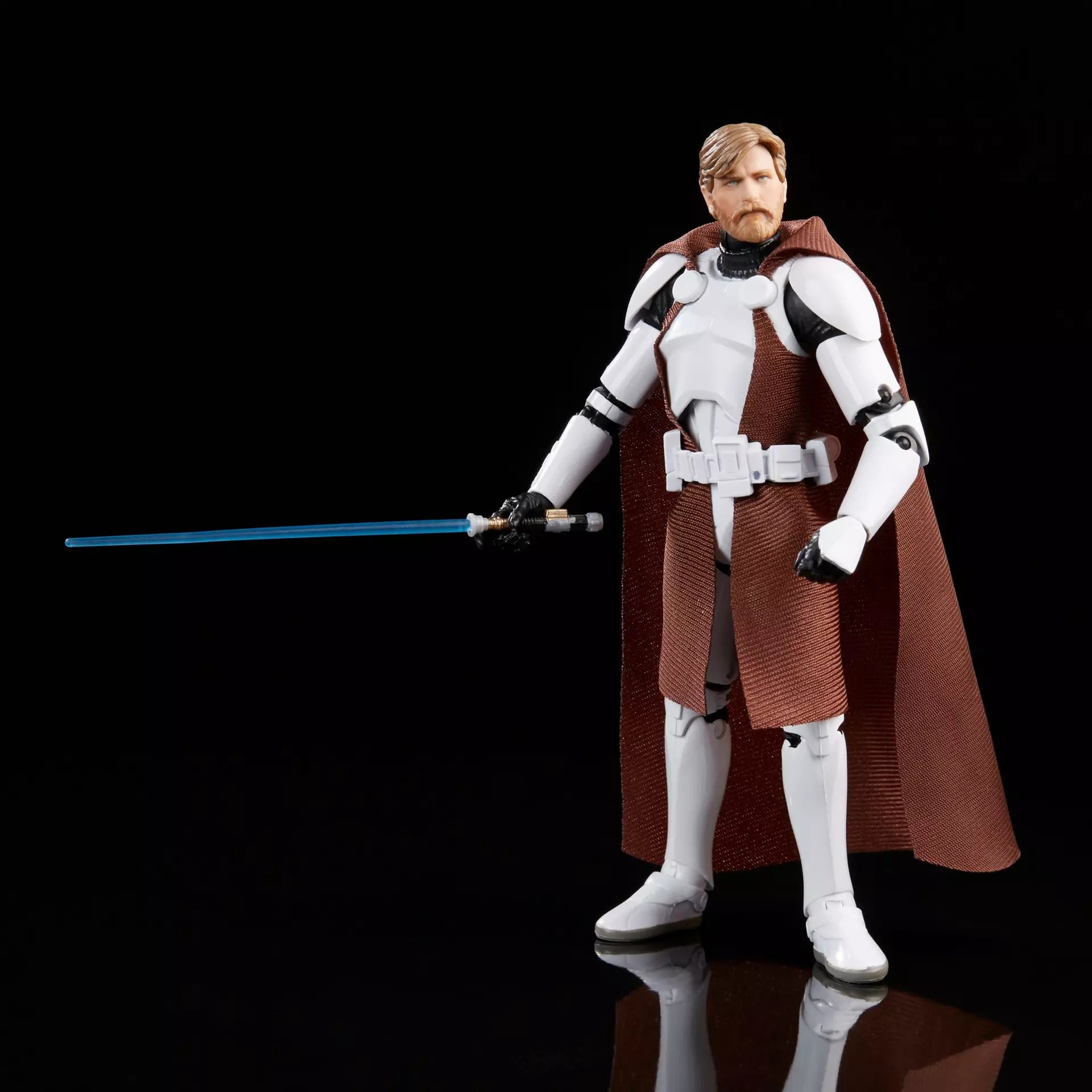 Hasbro Star Wars The Black Series 6-Inch Clone Commander Obi-Wan Kenobi Action Figure - Exclusive Collectible Toy for Display & Gift Giving