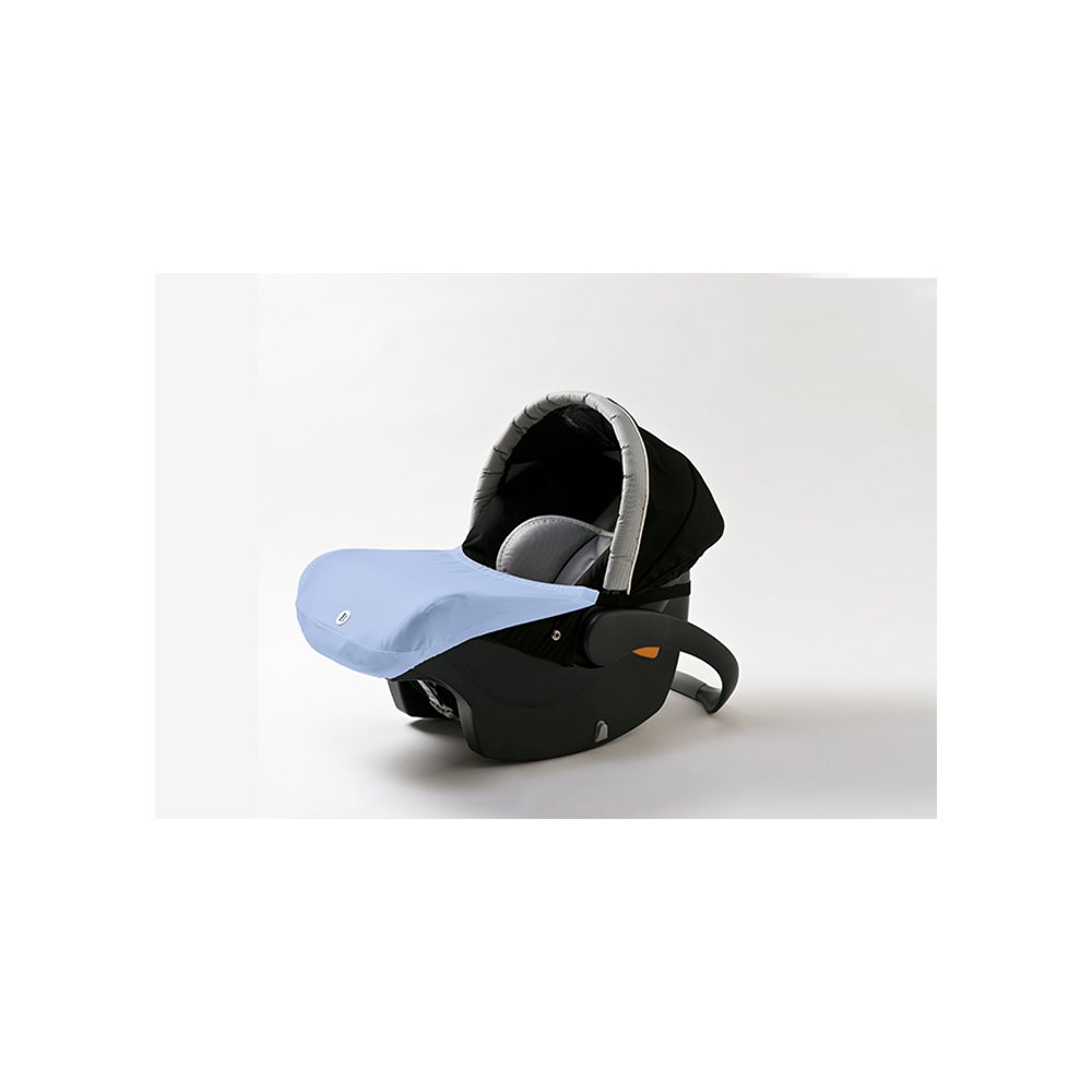 Blue Shell Infant Car Seat Cover - Soft & Breathable for Baby Safety - Perfect for Travel, Strollers & Shopping Trips