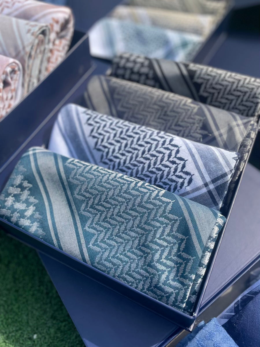Twilight Sands Collection: Exclusive Keffiyeh Box Set - Limited Edition Scarf for Men & Women - Perfect for Travel, Outdoor Adventures & Fashion Accessories