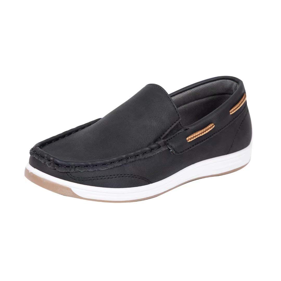 **Boys Loafers for Kids - Casual Boat Shoes & Dress Shoes for School - Perfect for Formal Events, Daily Wear & Outdoor Activities**