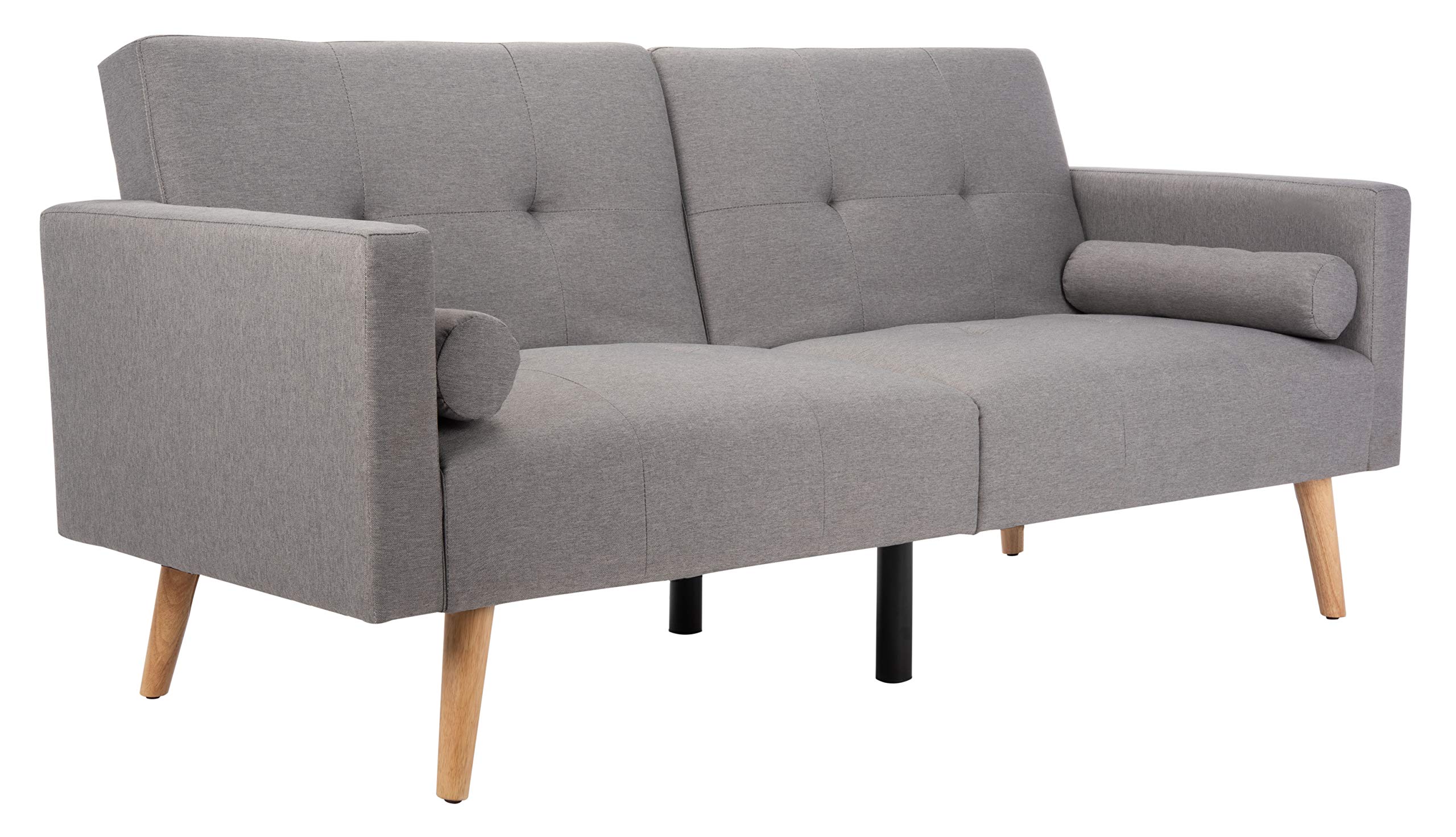 Safavieh Home Murray Retro Grey Convertible Sofa Bed - 71.7