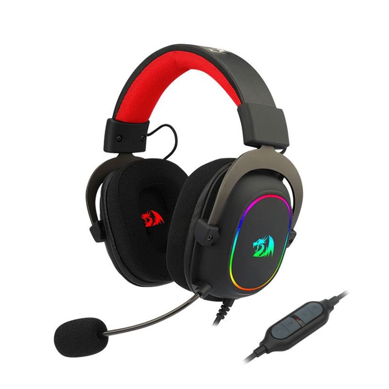 Redragon Zeus X H510 RGB 7.1 Surround Sound Gaming Headset - Black | for PC, PS4, Xbox & Streaming | Noise Cancelling Mic & Comfortable Ear Cushions