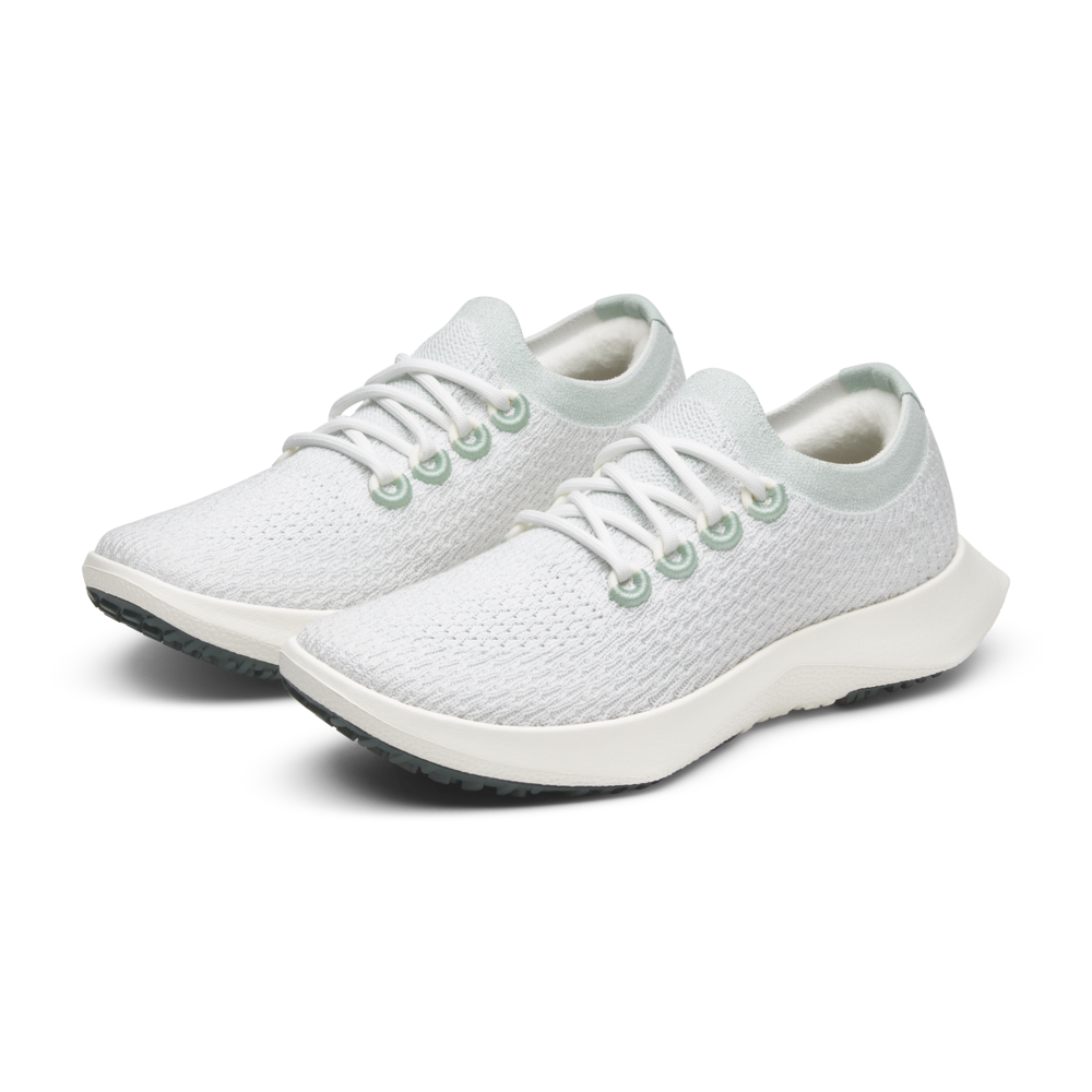 Women's Running Shoes - Allbirds Tree Dasher 2 Sneakers in Blizzard/Lux Liberty with Twilight White Sole | Lightweight & Eco-Friendly for Jogging, Gym & Casual Wear