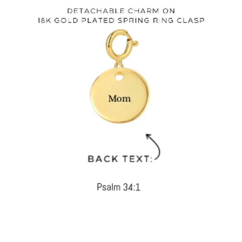 Personalized Engraved Charms with Detachable Clasp - Custom Name Jewelry for Necklaces & Bracelets - Perfect for Gifts, Anniversaries & Special Occasions ($12.00)