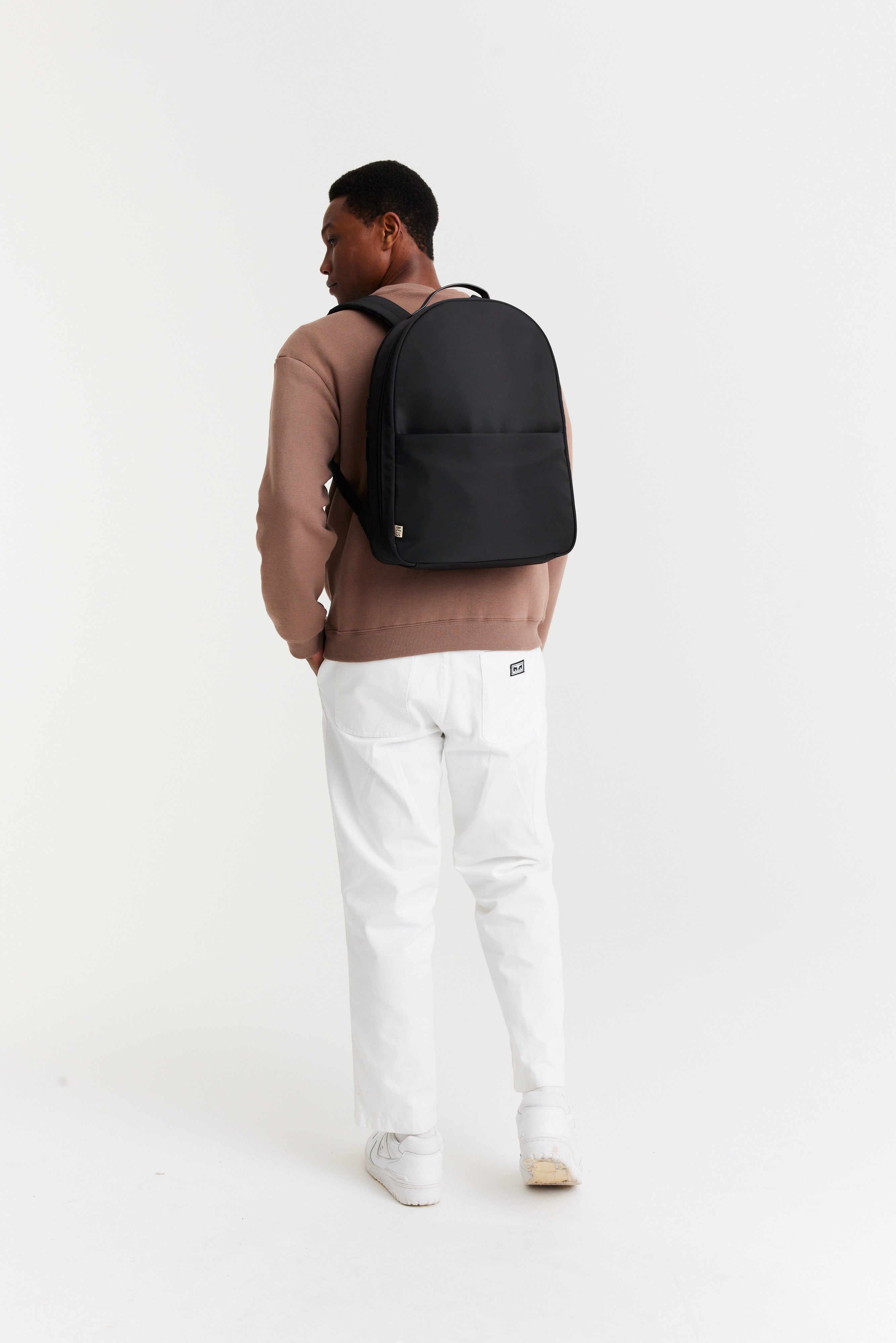 Premium Black Commuter Backpack for Men & Women - Waterproof Laptop Backpack with USB Charging Port - Ideal for Work, Travel & Daily Use