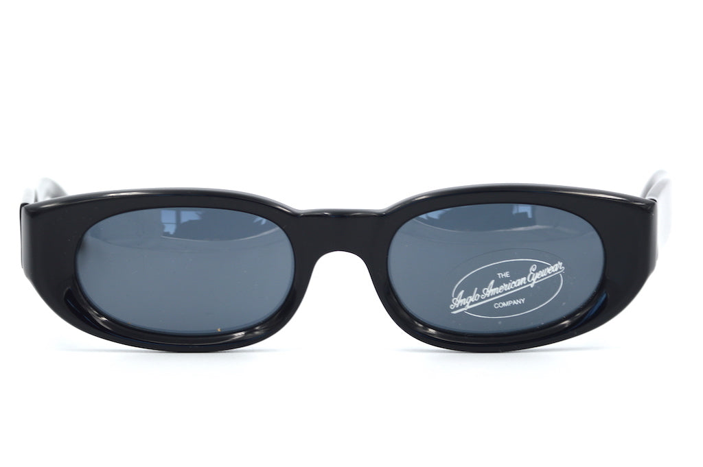 Anglo American Duvall Black Sunglasses - Polarized UV Protection for Men & Women - Perfect for Driving, Outdoor Sports & Travel