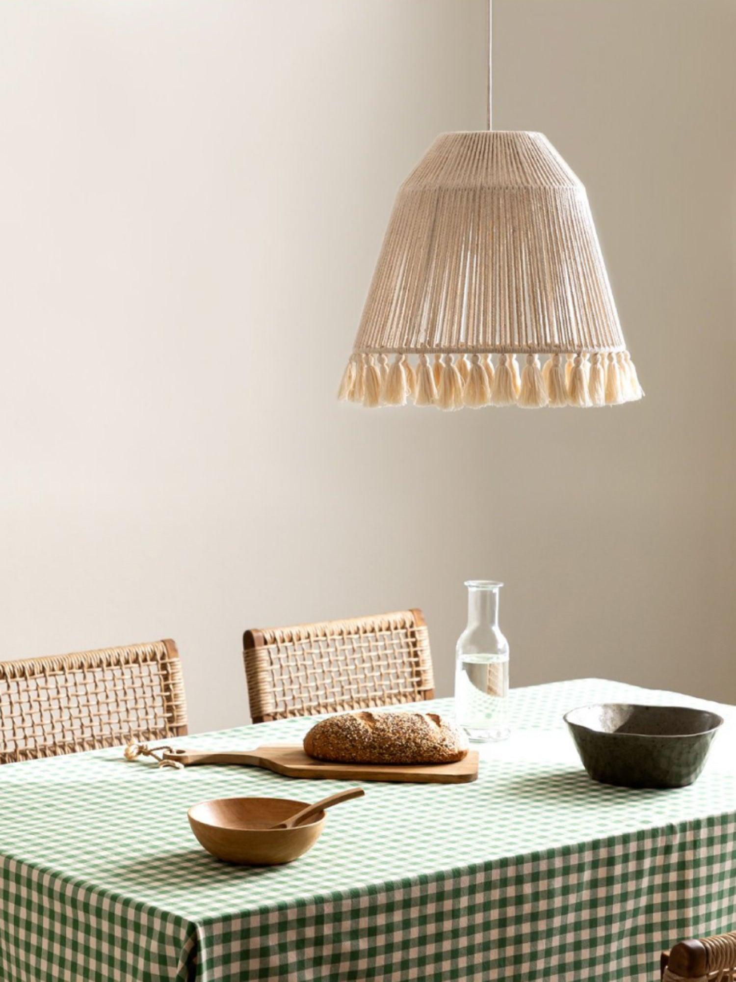 Stylish Chase Tassel Pendant Light Fixture - Modern Hanging Chandelier for Dining Room, Kitchen Island & Bedroom Decor